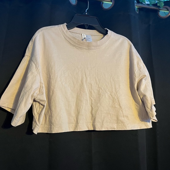H&M Crop Top-Beige - Picture 1 of 3